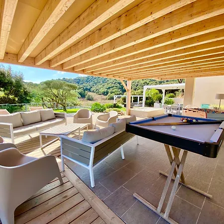 Villa Villaserenita Piscine Chauffée Jacuzzi Pétanque Ping Pong Baby Foot Ajaccio (Corsica)