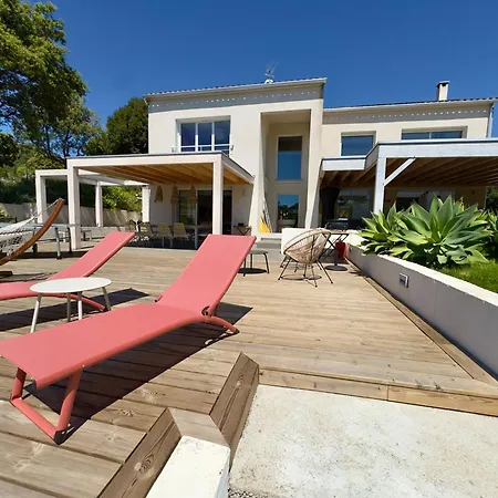فيلة Villaserenita Piscine Chauffee, Jacuzzi, Ping-pong, Petanque أجاكسيو